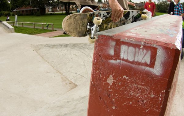 WORK | Geoff with 10 years Teaching skateboarding at Schools in England