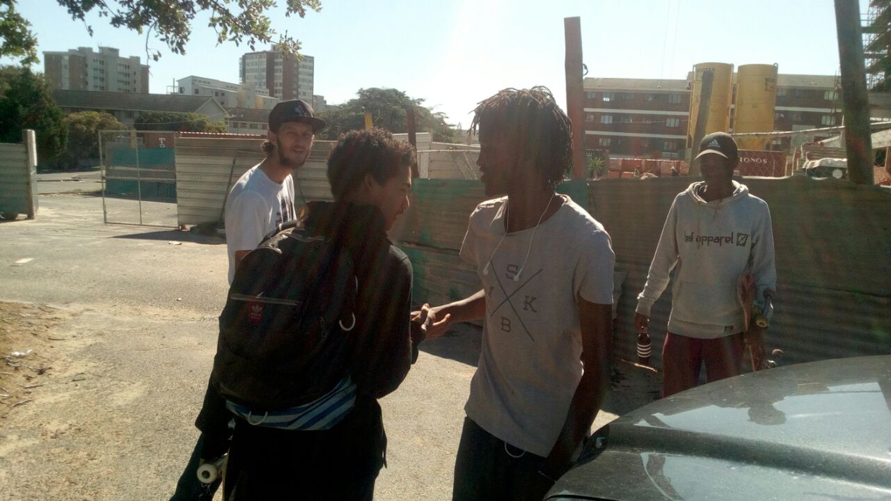 Nkosana and Allan at The Cape